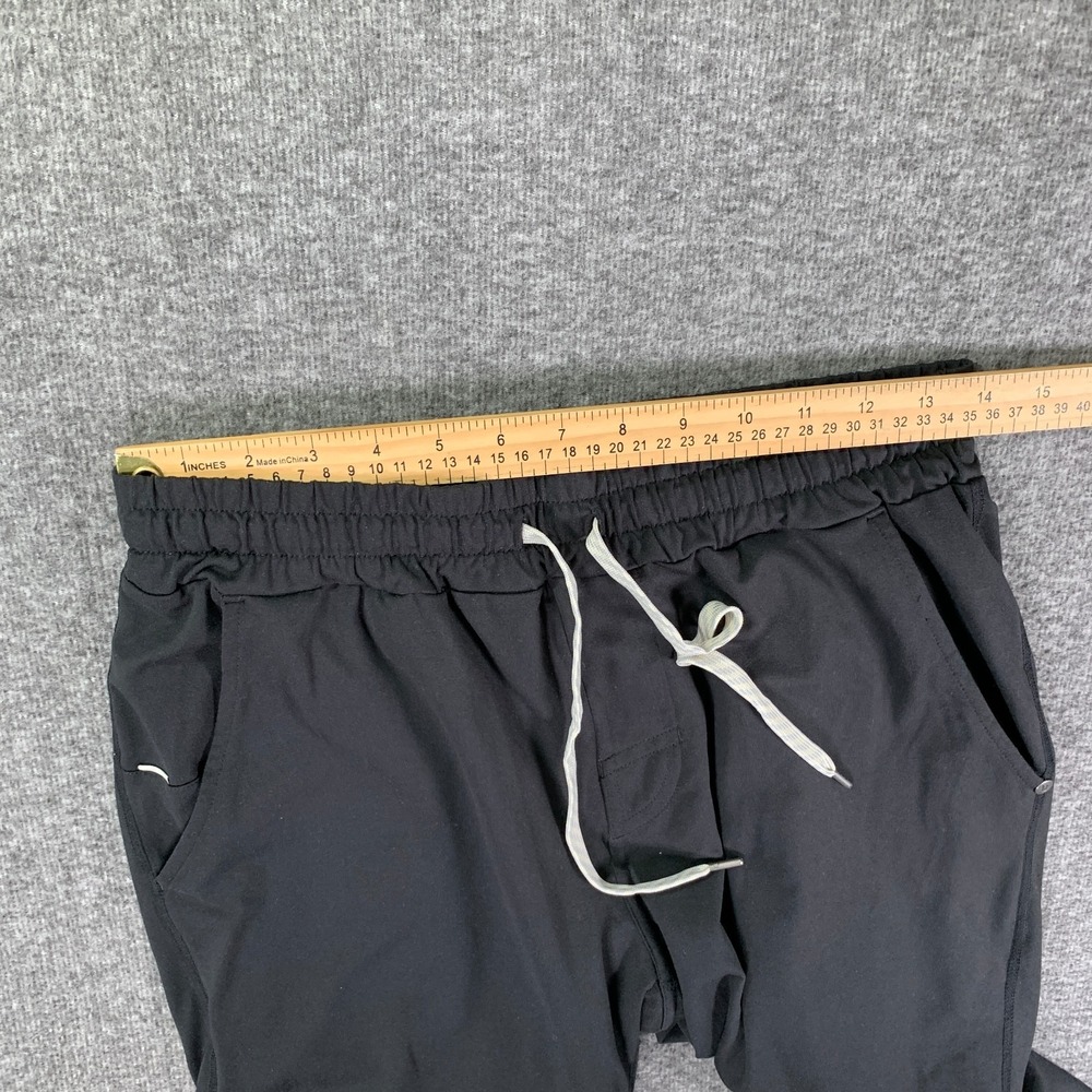 Vuori Ponto Performance Sweatpants Men Medium Black Stretch Athleisure V418 - Picture 4 of 9